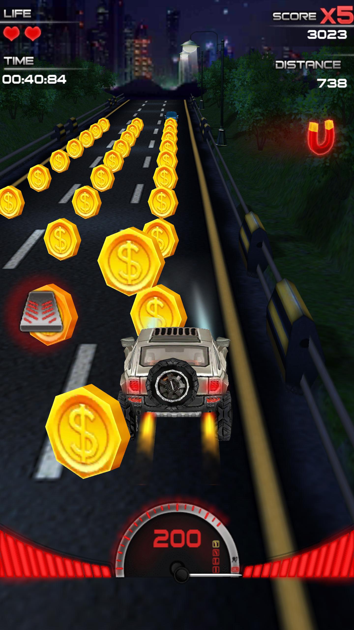 暗夜賽車3D