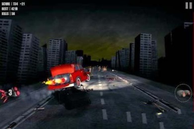 轎車大戰僵尸