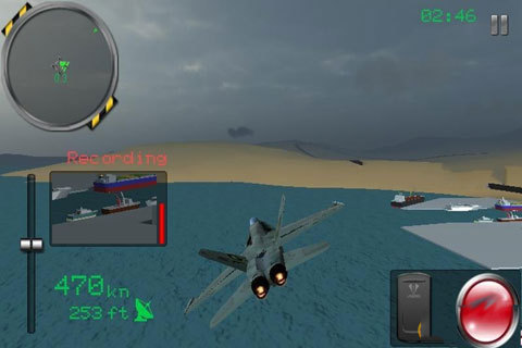 F18艦載機(jī)模擬起降