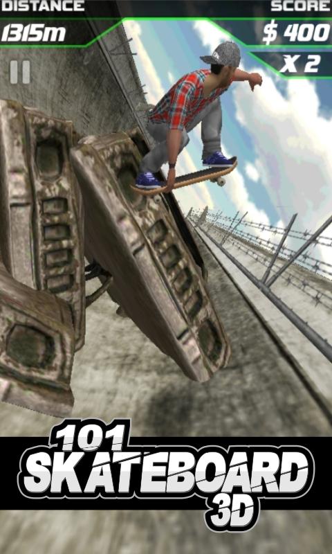 101滑板賽3D