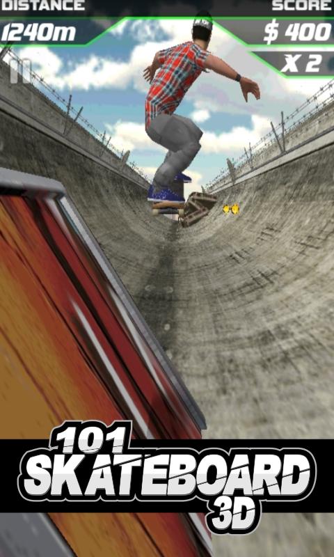 101滑板賽3D