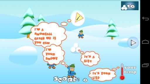 冬季打雪仗