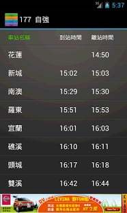 臺灣高鐵時刻表
