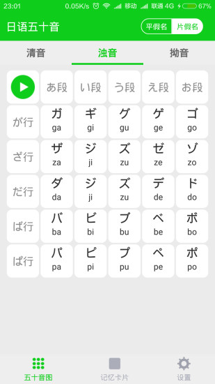 日語五十音