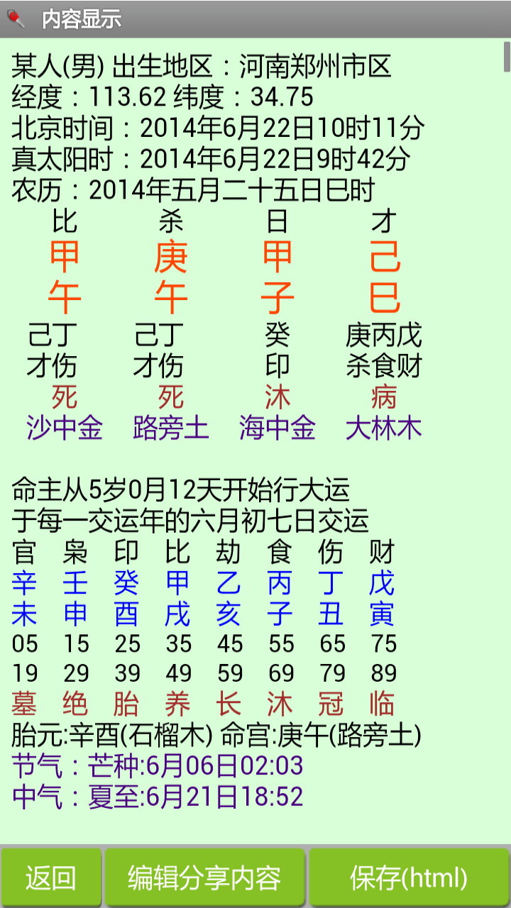 八字用神