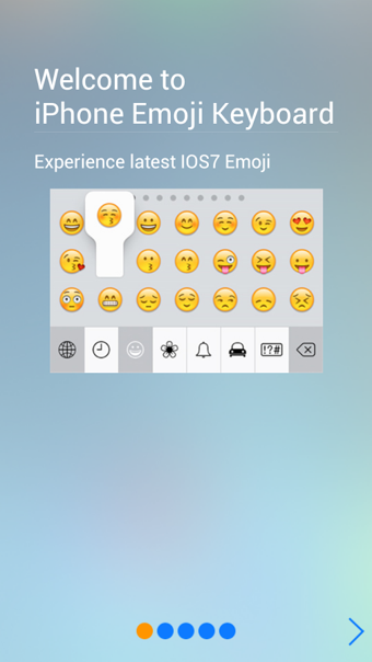 IOS7表情鍵盤