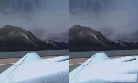 山間飛行VR版