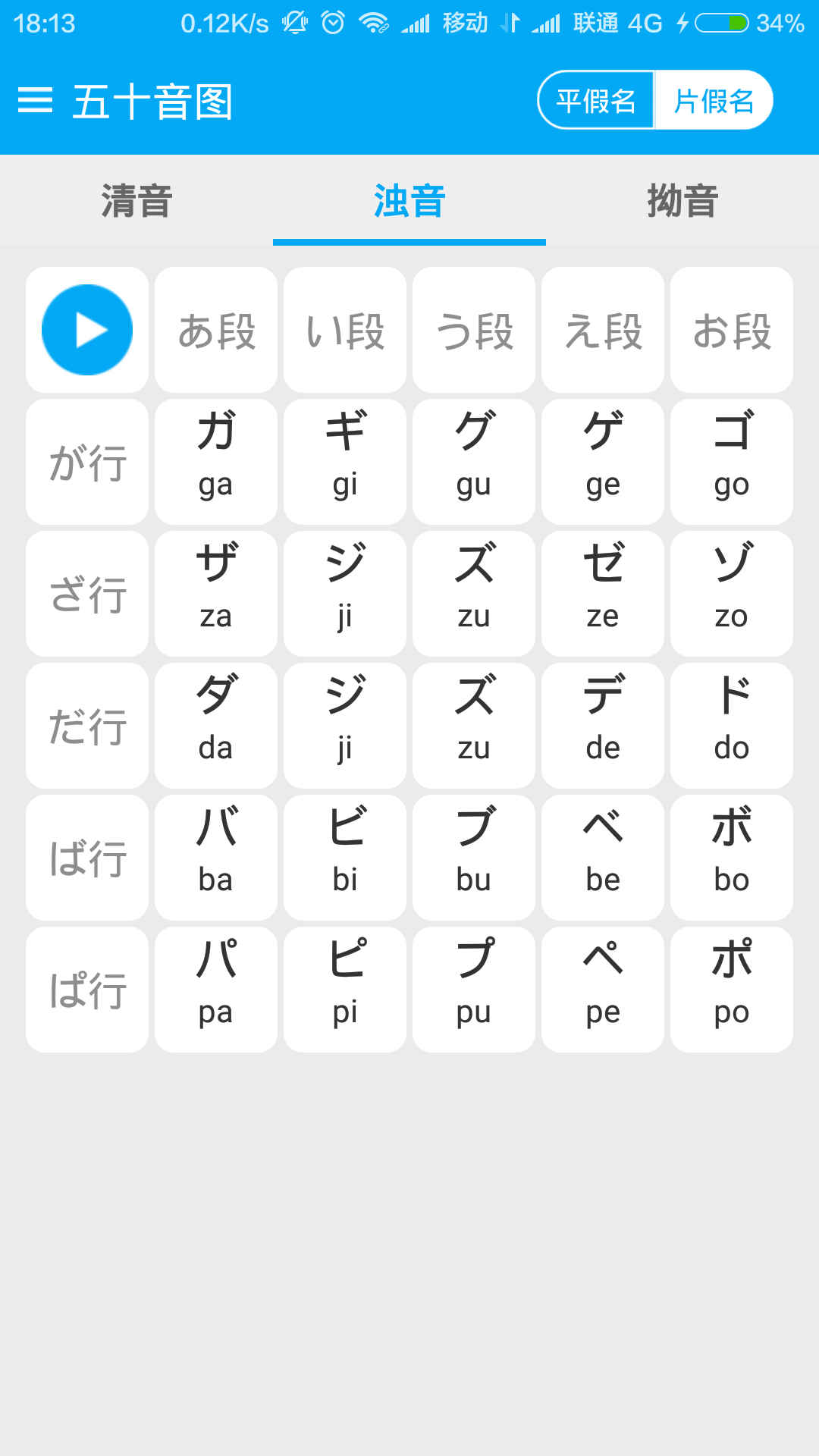 五十音图记忆法