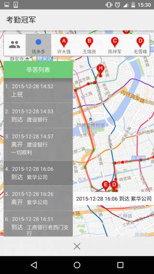 考勤冠軍