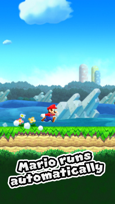 super mario run 游戲