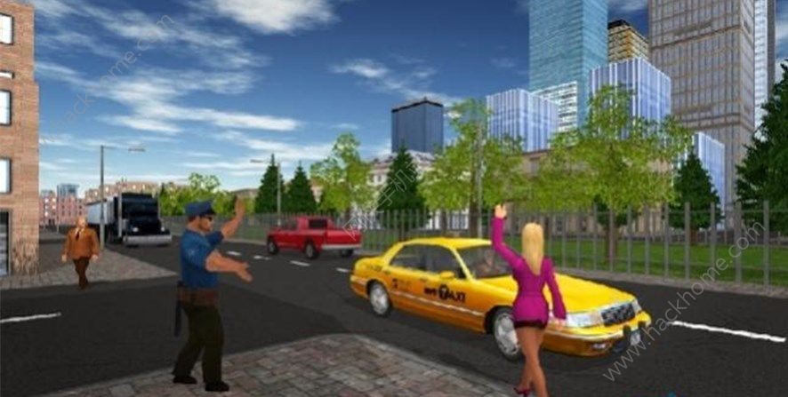 模擬出租車載客