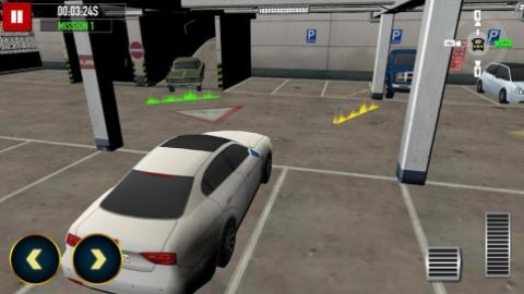 多樓層的3D停車場