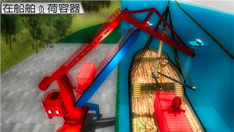 港口起重機3D