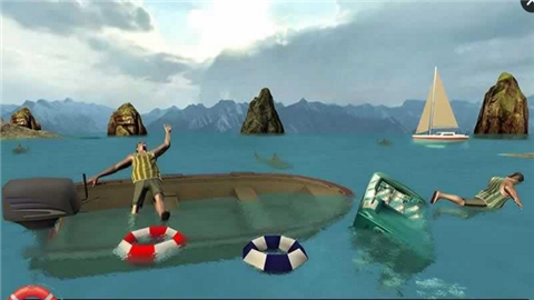 海灘救生員營救