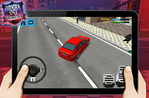 警察VS歹徒停車3D