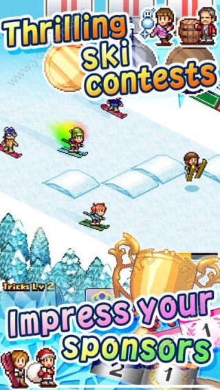 閃亮的滑雪勝地