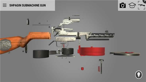 博物館中的武器3D