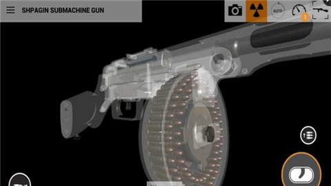 博物館中的武器3D