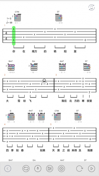 免費(fèi)吉他譜