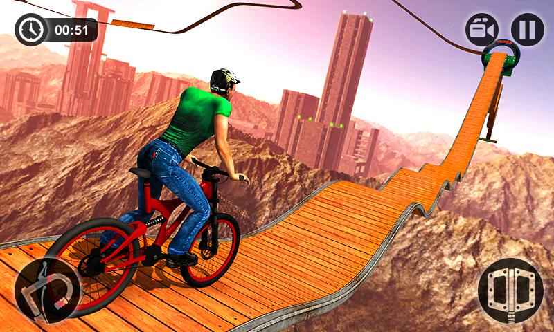 不可能的BMX自行車特技