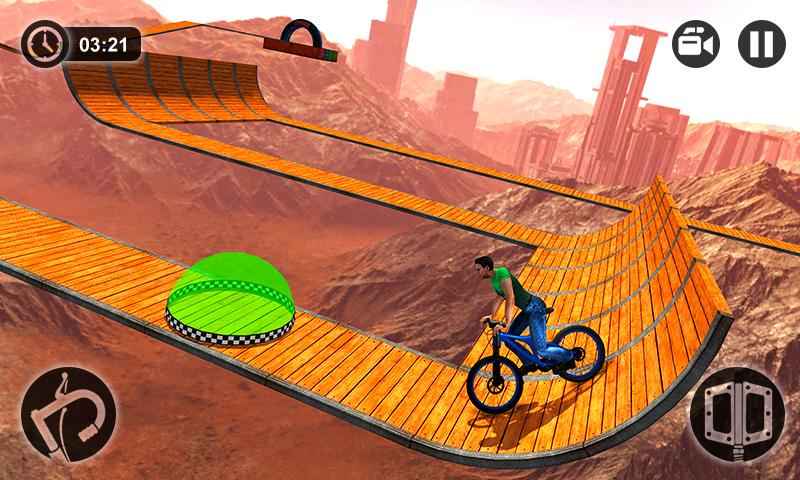 不可能的BMX自行車特技