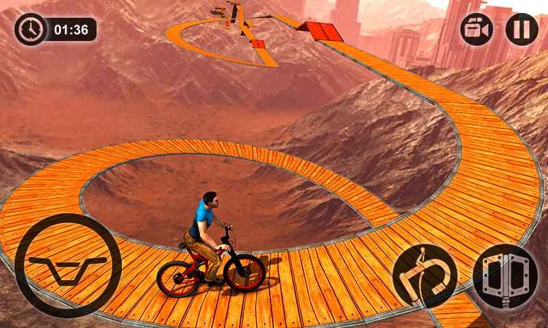 不可能的BMX自行車特技