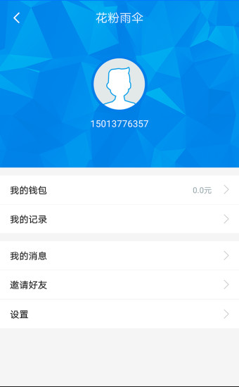 花粉雨傘