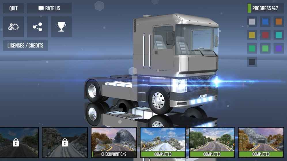 真實高速卡車模擬駕駛