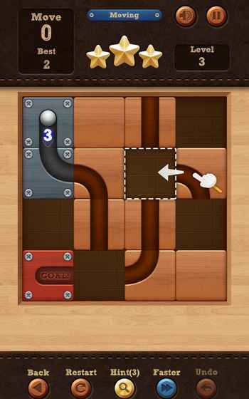 Roll the Ball：滑動拼圖