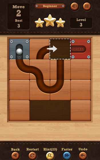 Roll the Ball：滑動拼圖