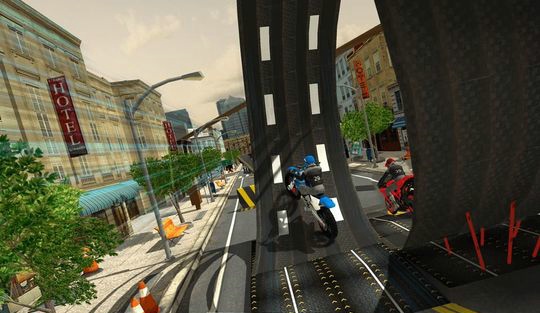 屋頂自行車