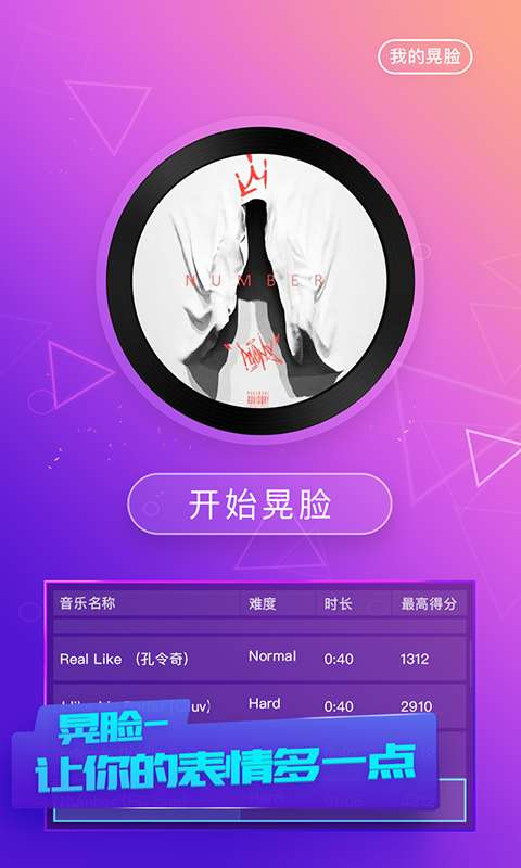 晃臉