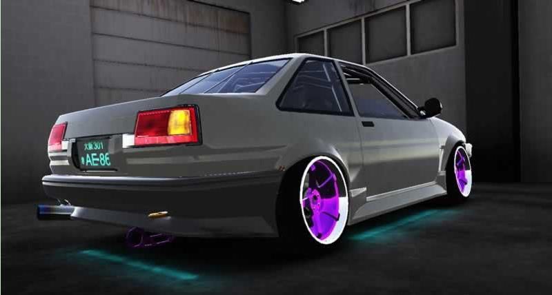 AE86城市自由漂移