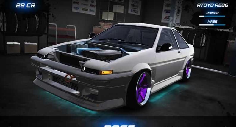 AE86城市自由漂移
