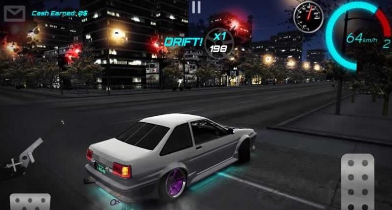 AE86城市自由漂移