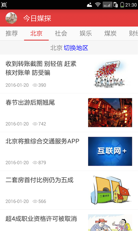 今日媒探