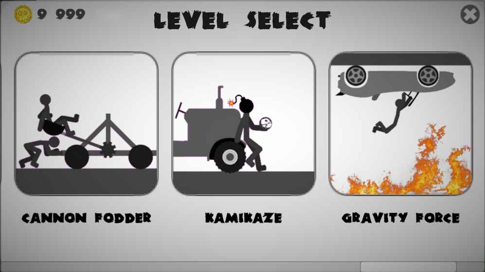 Stickman Dismount 3 Heroes 中文版