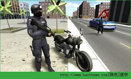 3D摩托追捕