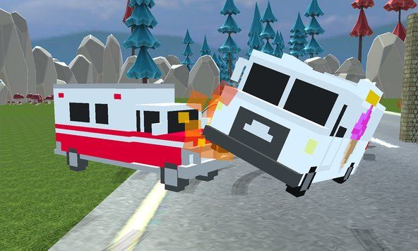 像素爆破車