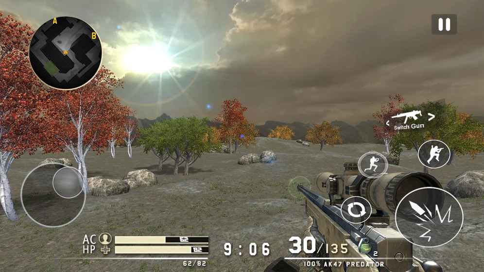 Mountain Sniper Shooting