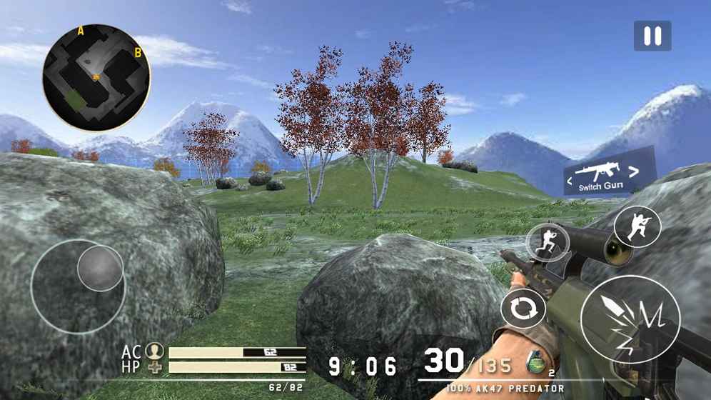Mountain Sniper Shooting
