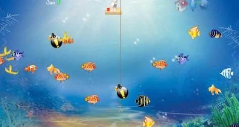 貓咪釣魚