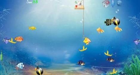 貓咪釣魚