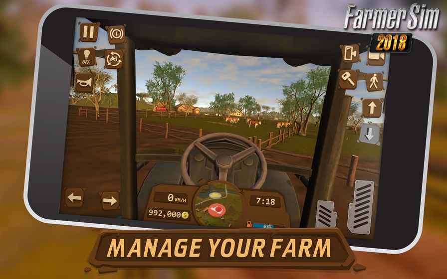 Farmer Sim 2018 游戲