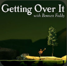 在罐子里的男人用錘子爬山