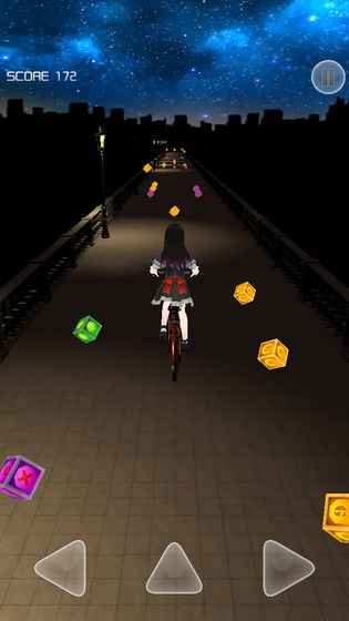 單車(chē)少女夜色街燈 中文版