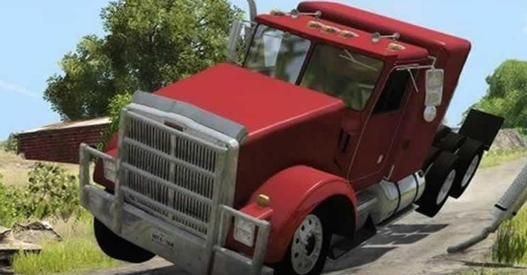破壞大卡車