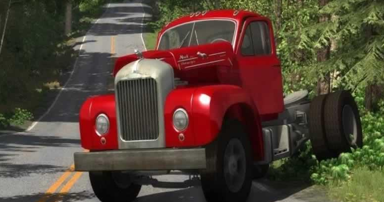 破壞大卡車