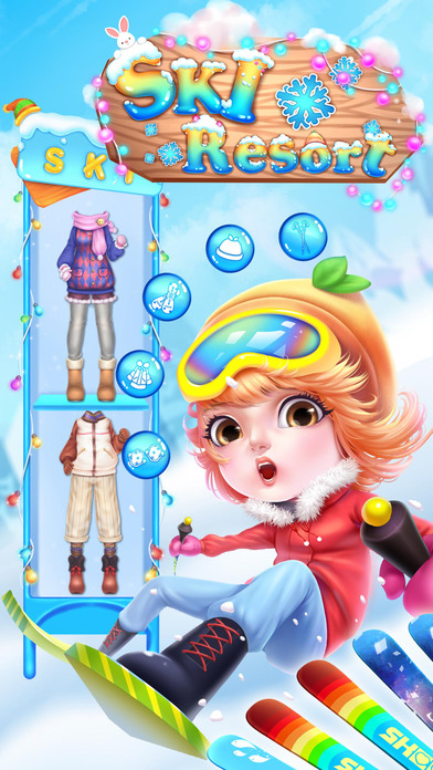滑雪場冬季大冒險