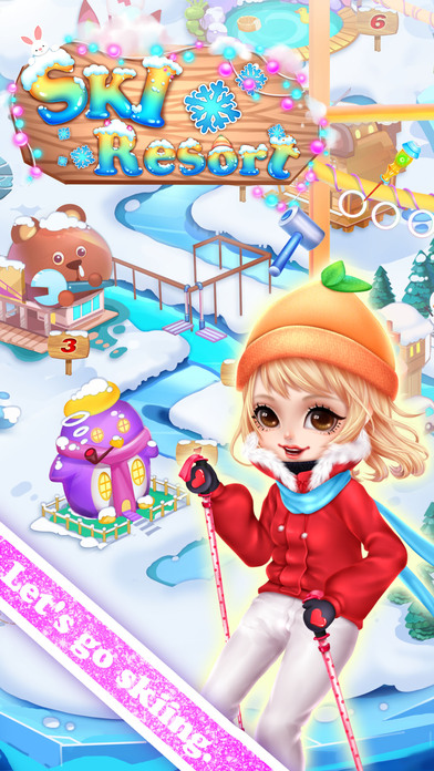 滑雪場冬季大冒險